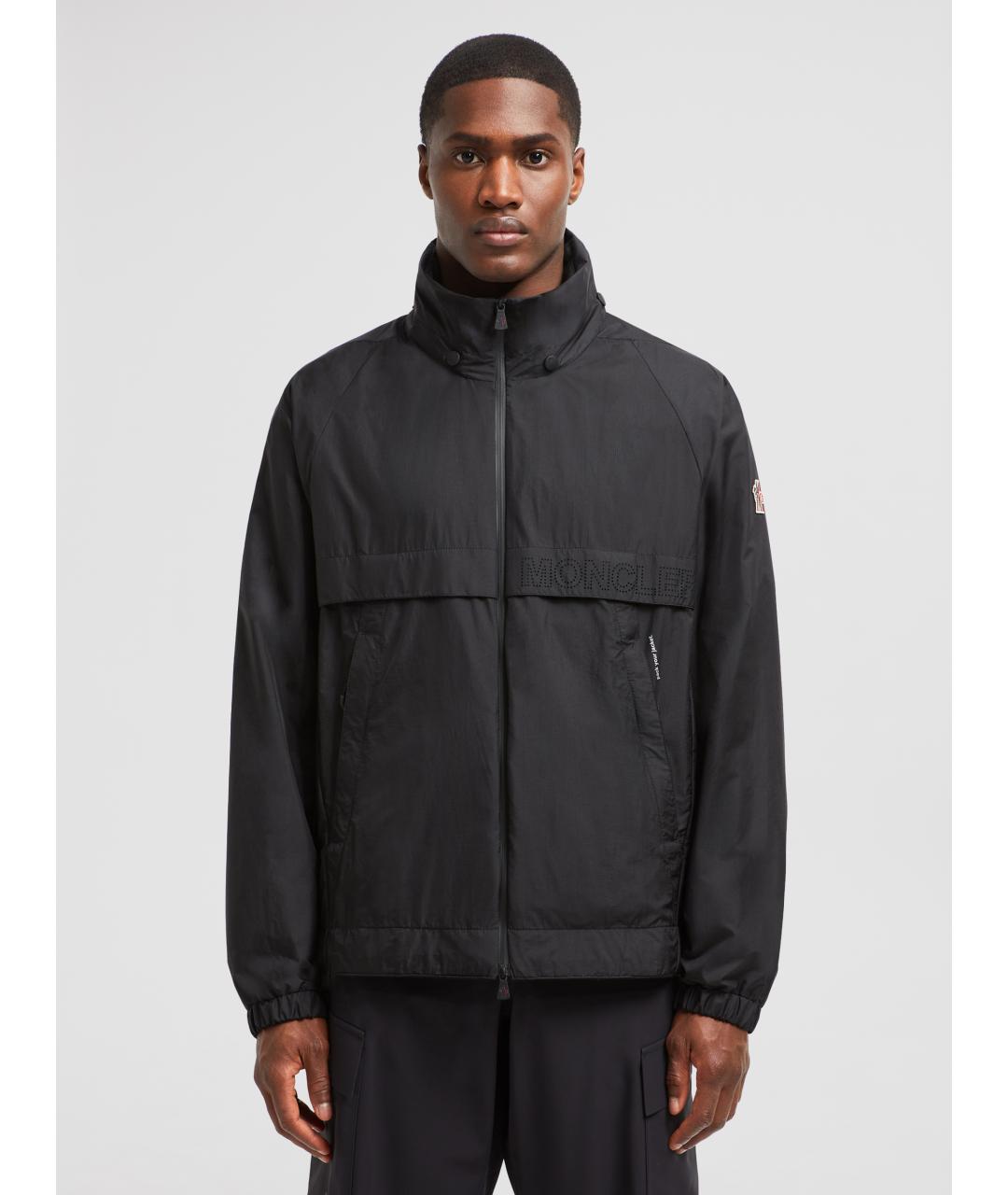 MONCLER Черная полиамидовая куртка, фото 2