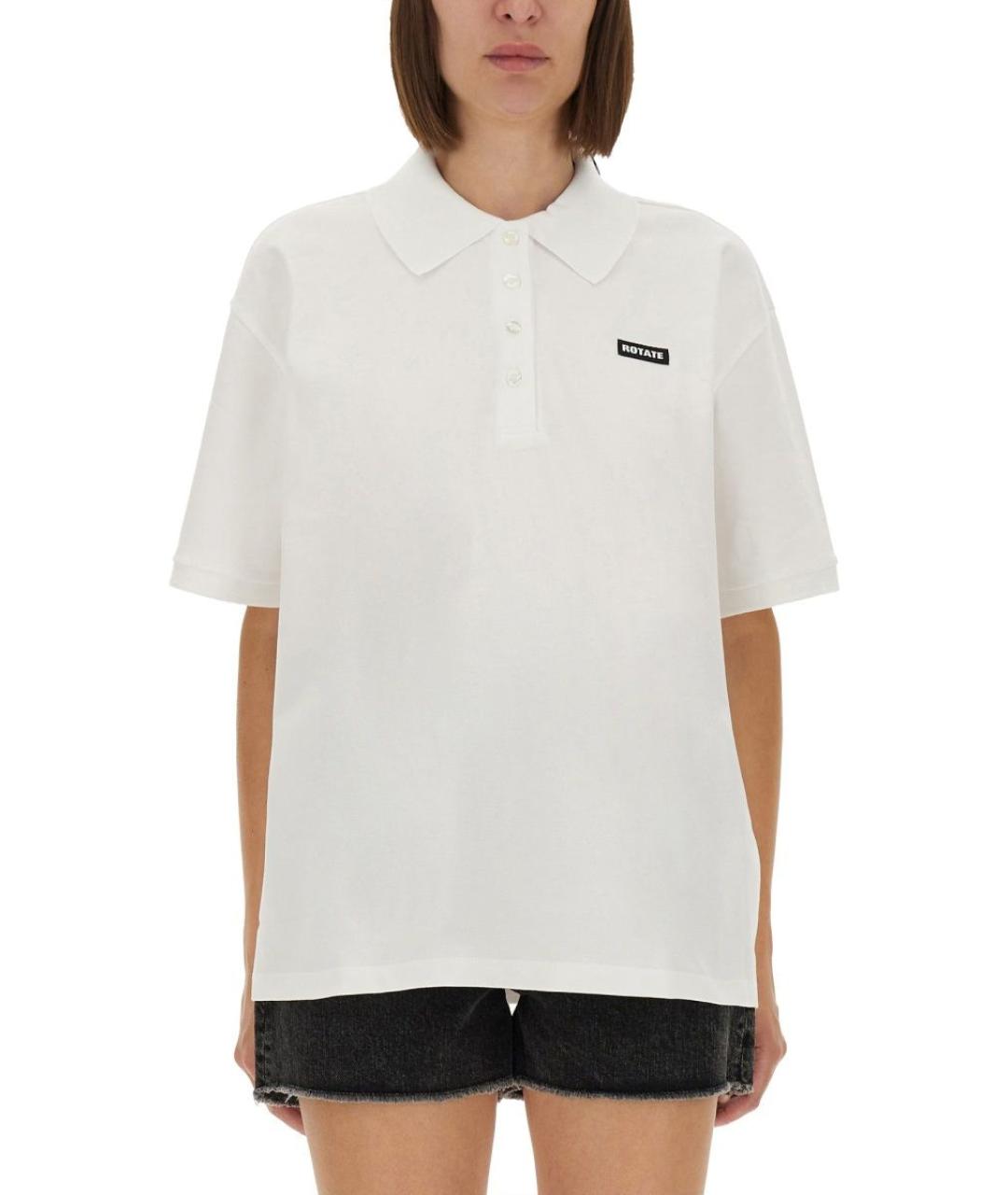 ROTATE Белая хлопковая футболка, фото 5