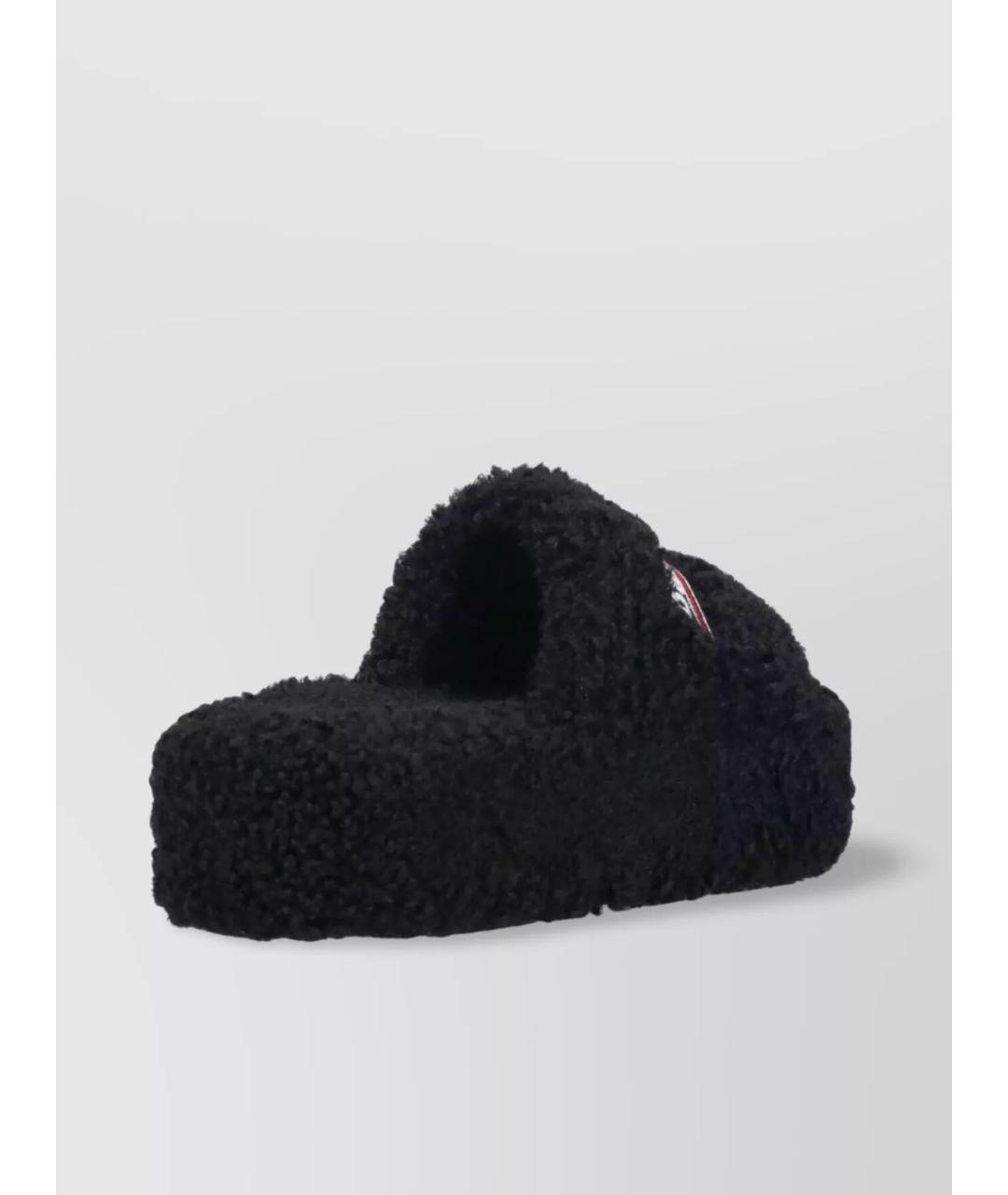 BALENCIAGA Серые синтетические мюли, фото 3