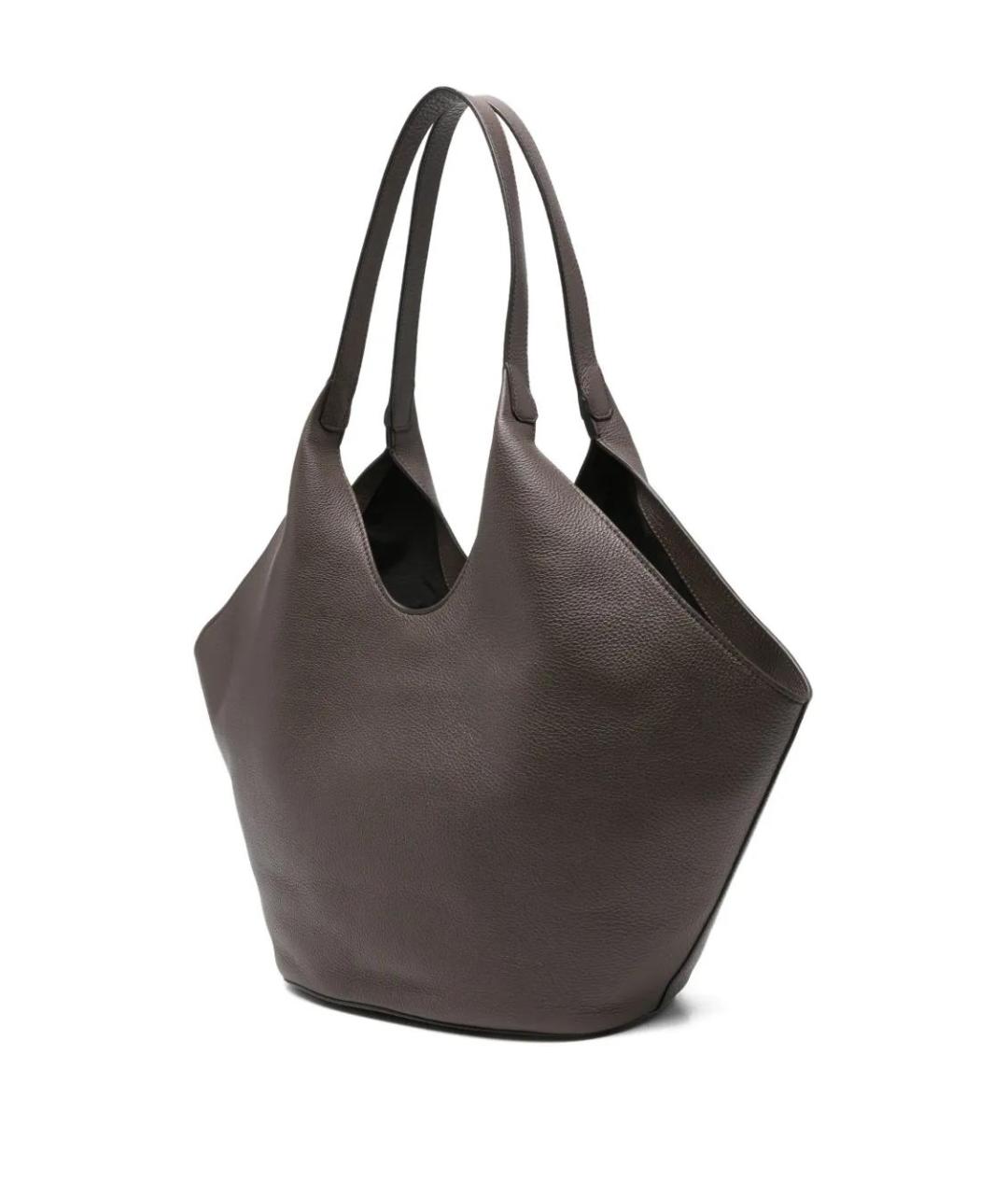 AESTHER EKME Коричневая синтетическая сумка через плечо, фото 3