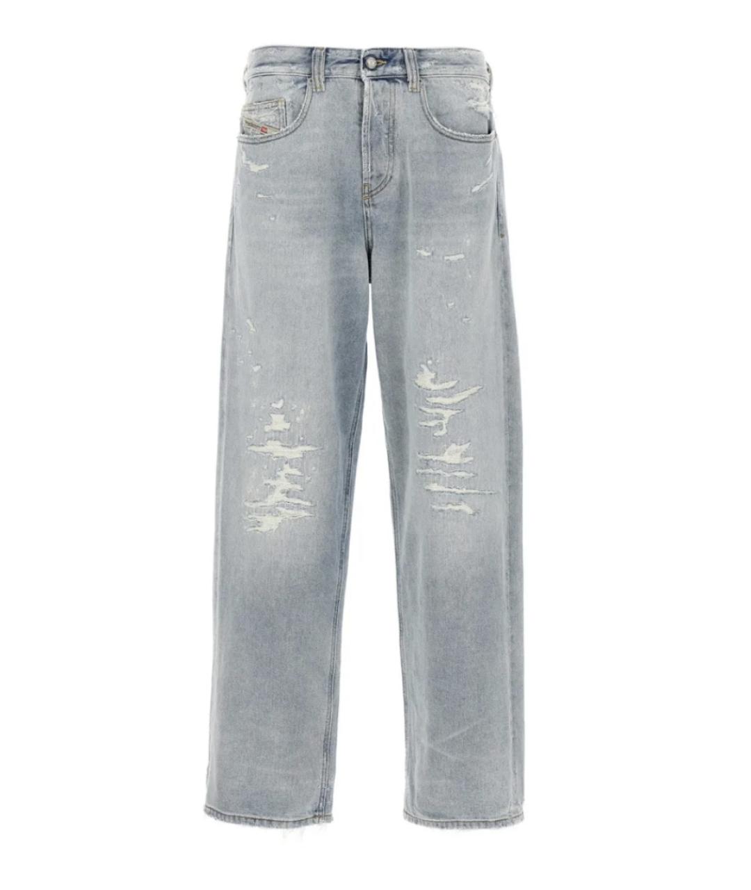 DIESEL Голубые прямые джинсы, фото 1