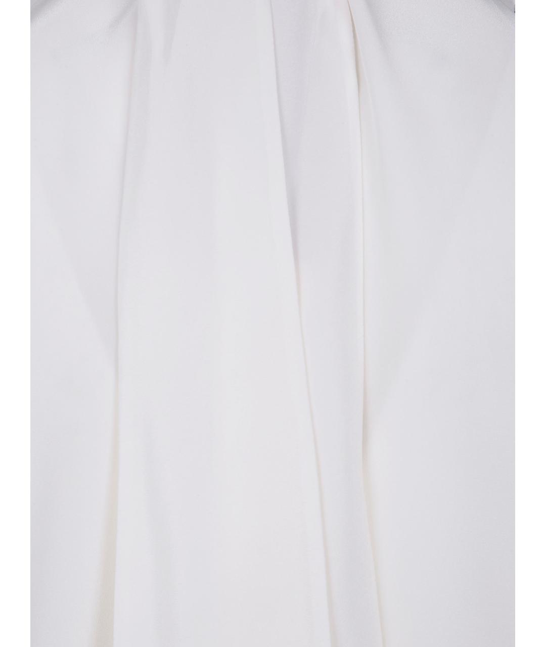 MAX MARA STUDIO Белая шелковая майка, фото 3