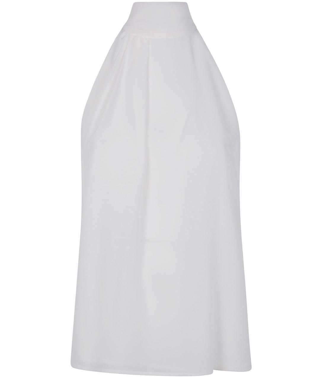 MAX MARA STUDIO Белая шелковая майка, фото 1