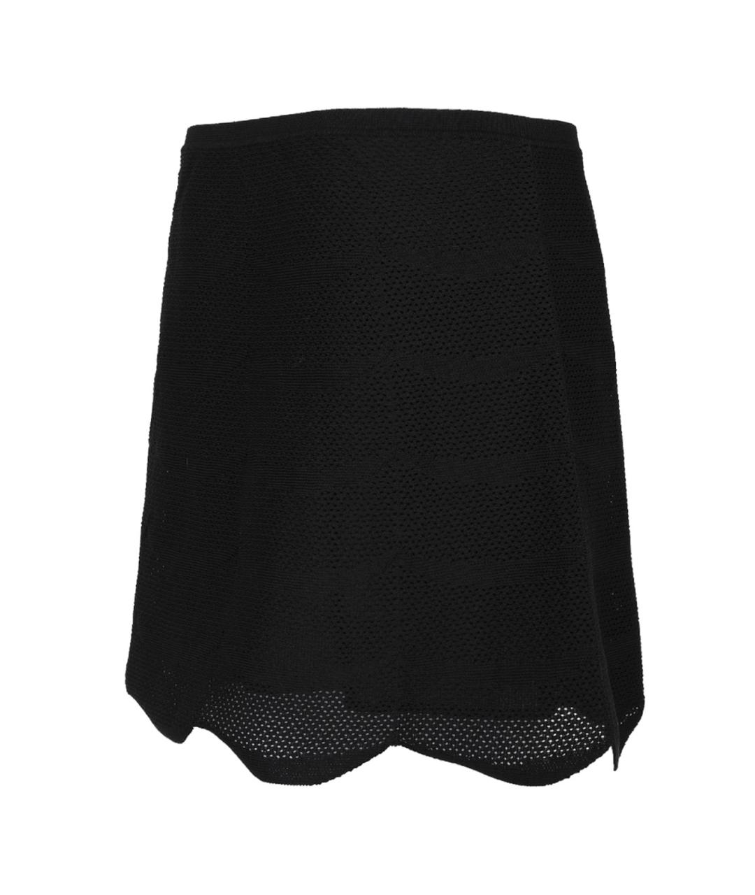 TOM FORD Черная хлопковая юбка мини, фото 3