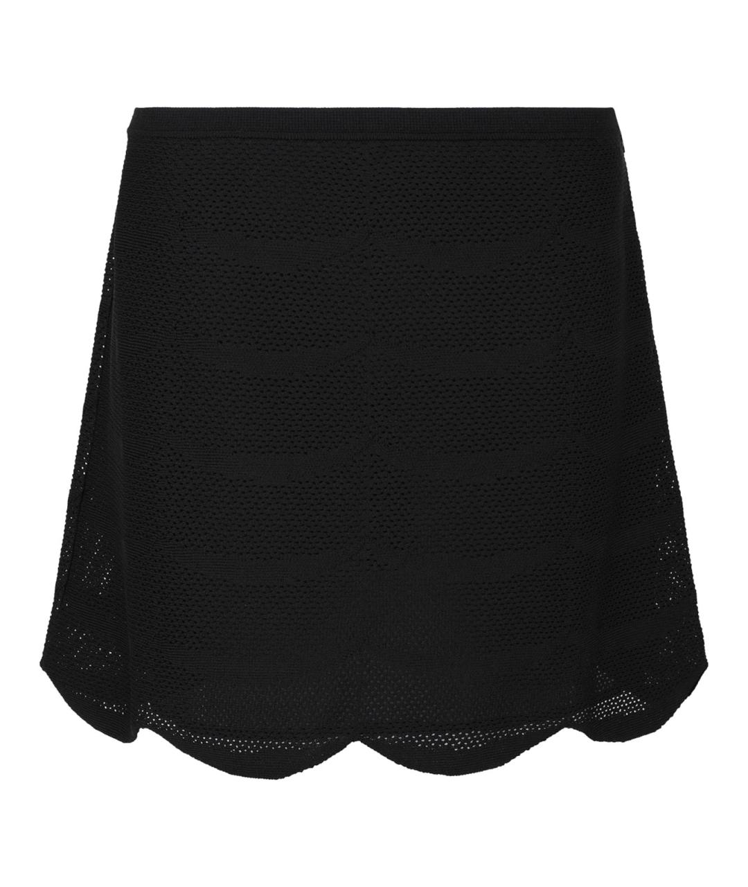 TOM FORD Черная хлопковая юбка мини, фото 1