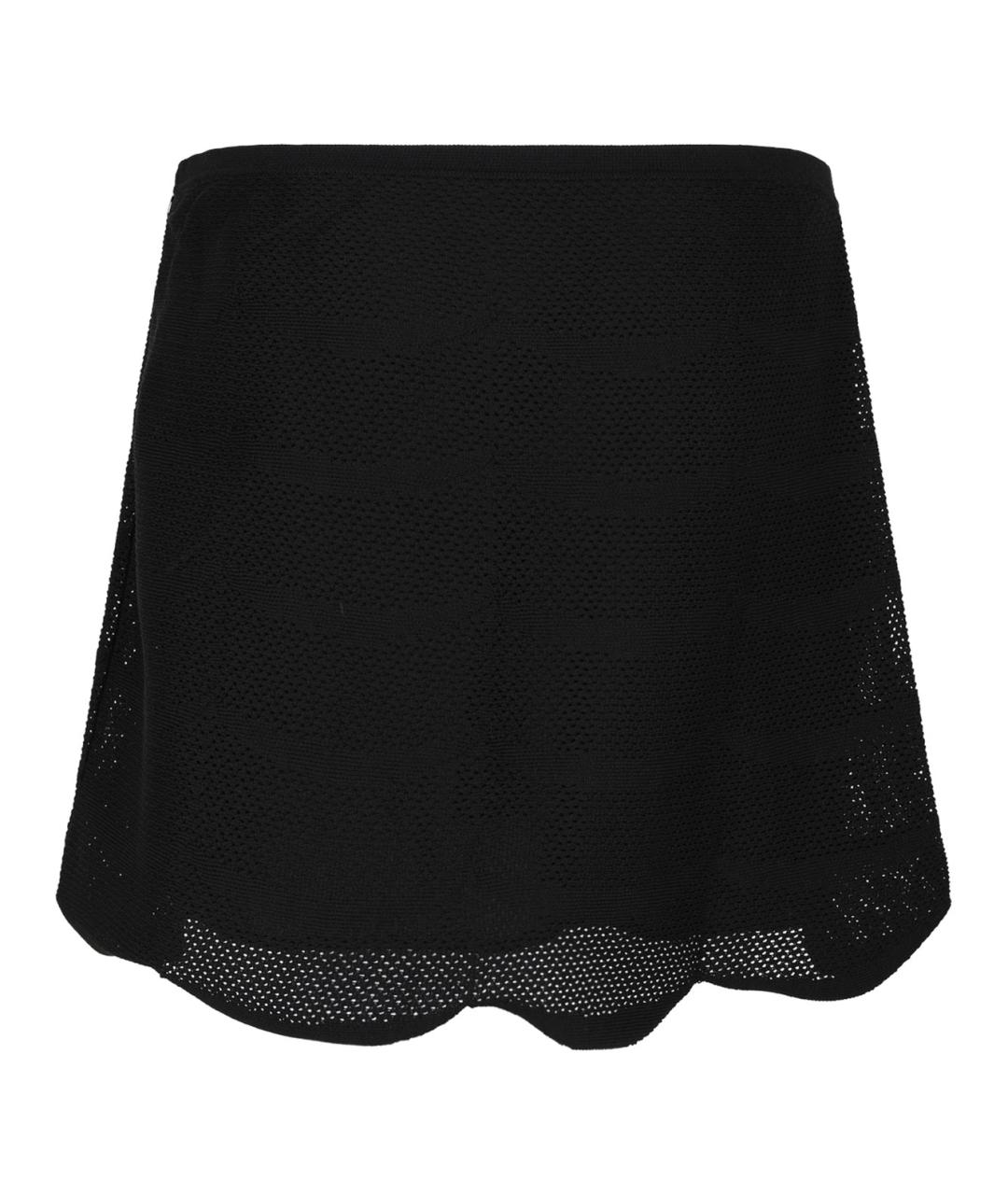 TOM FORD Черная хлопковая юбка мини, фото 2