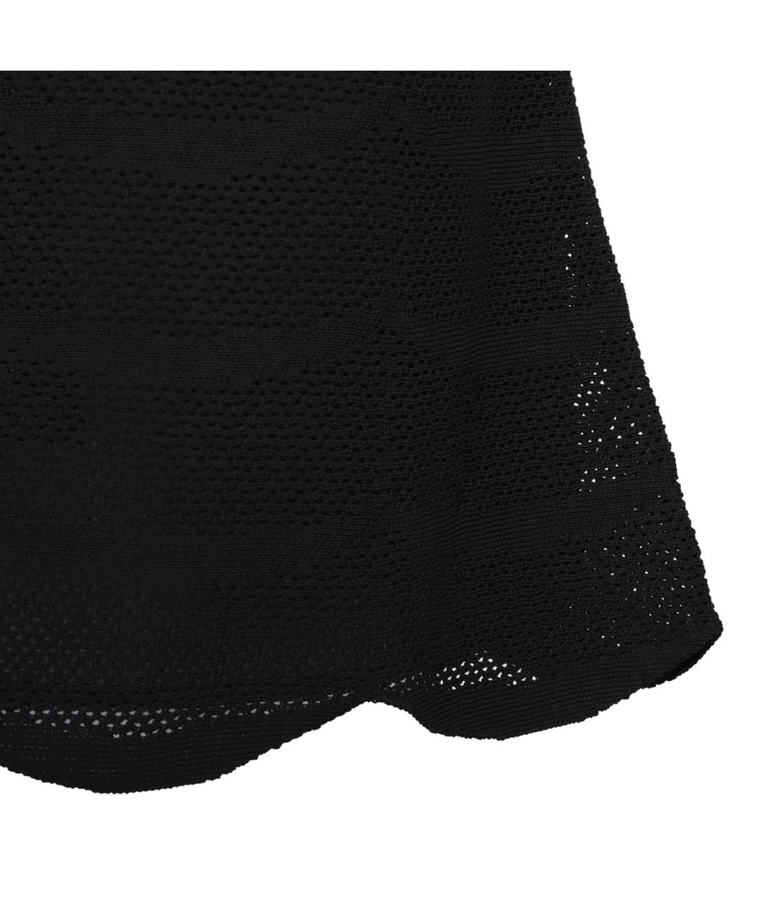 TOM FORD Черная хлопковая юбка мини, фото 4