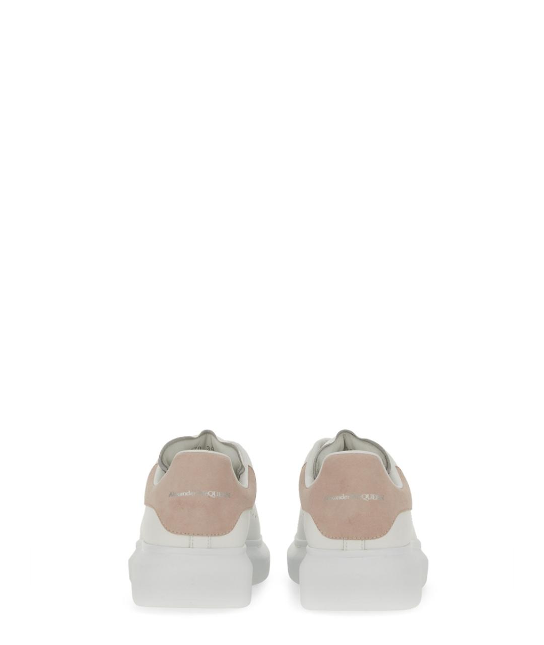 ALEXANDER MCQUEEN Белые кожаные кеды, фото 5