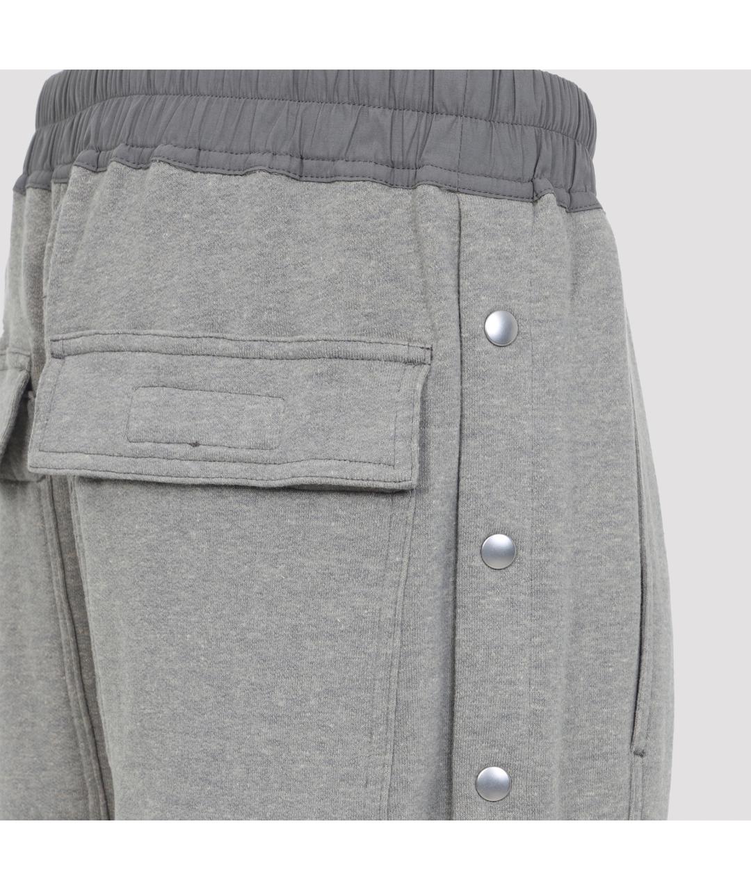 RICK OWENS DRKSHDW Серые полиэстеровые повседневные брюки, фото 3