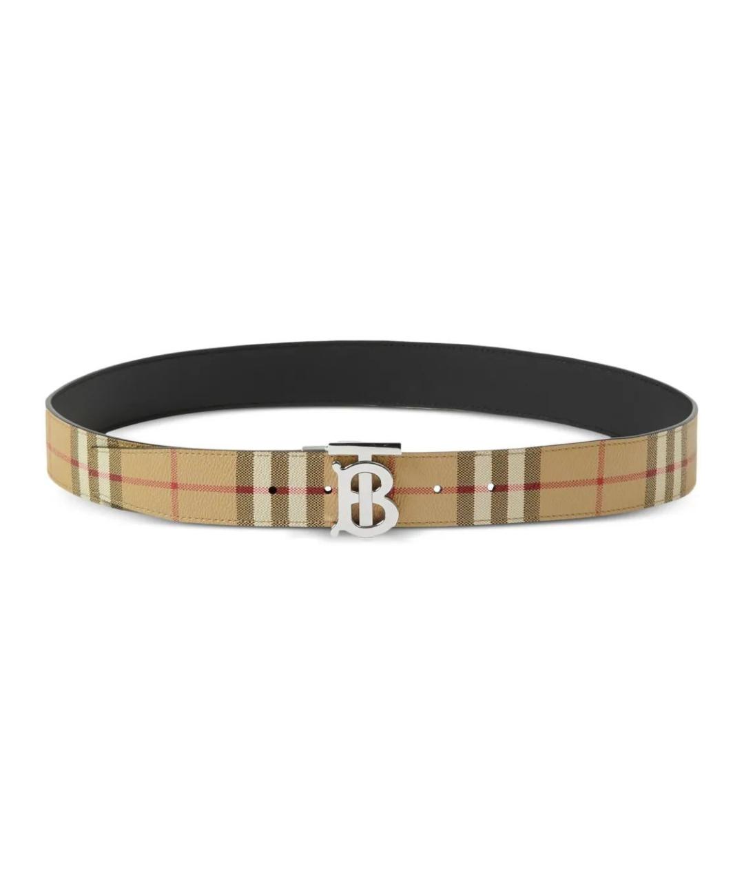 BURBERRY Бежевый ремень, фото 1