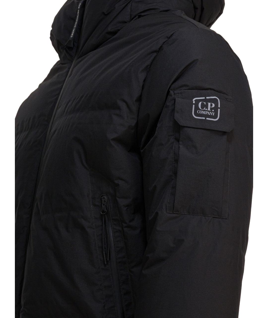 CP COMPANY Черная полиамидовая куртка, фото 4