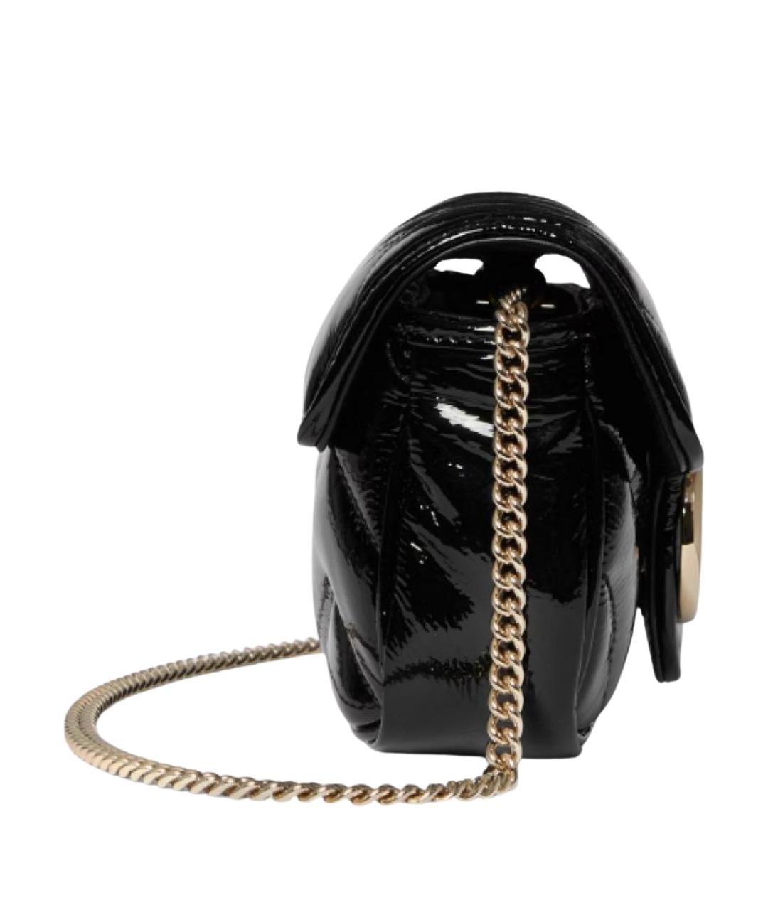 GUCCI Черная кожаная сумка через плечо, фото 3