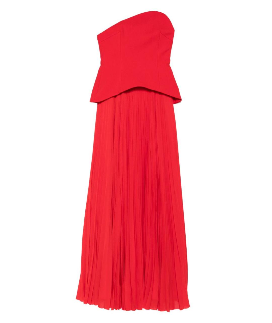 SOLACE LONDON Красное полиэстеровое вечернее платье, фото 1