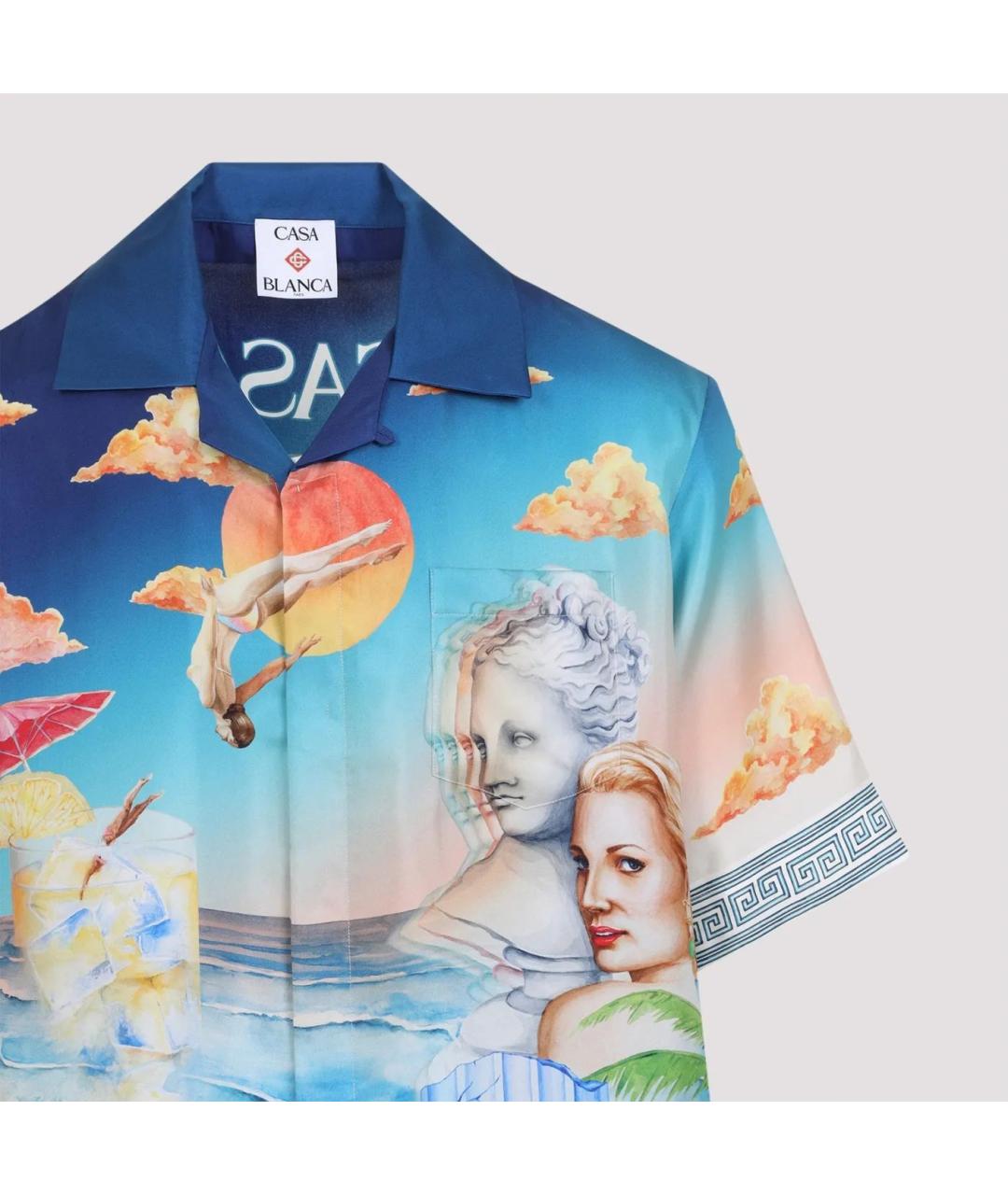 CASABLANCA Мульти шелковая кэжуал рубашка, фото 4