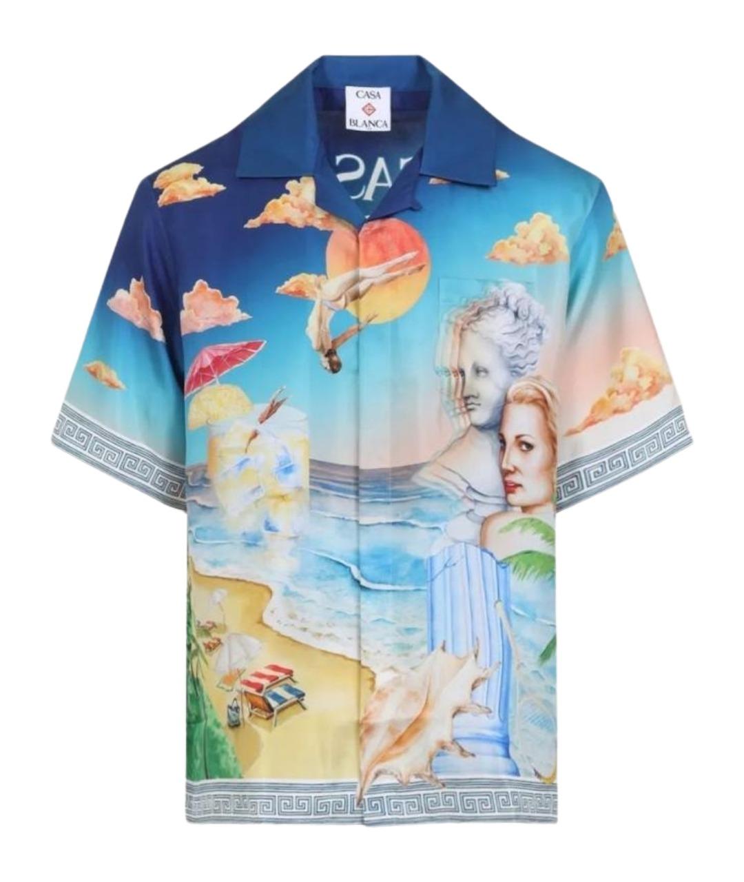 CASABLANCA Мульти шелковая кэжуал рубашка, фото 1