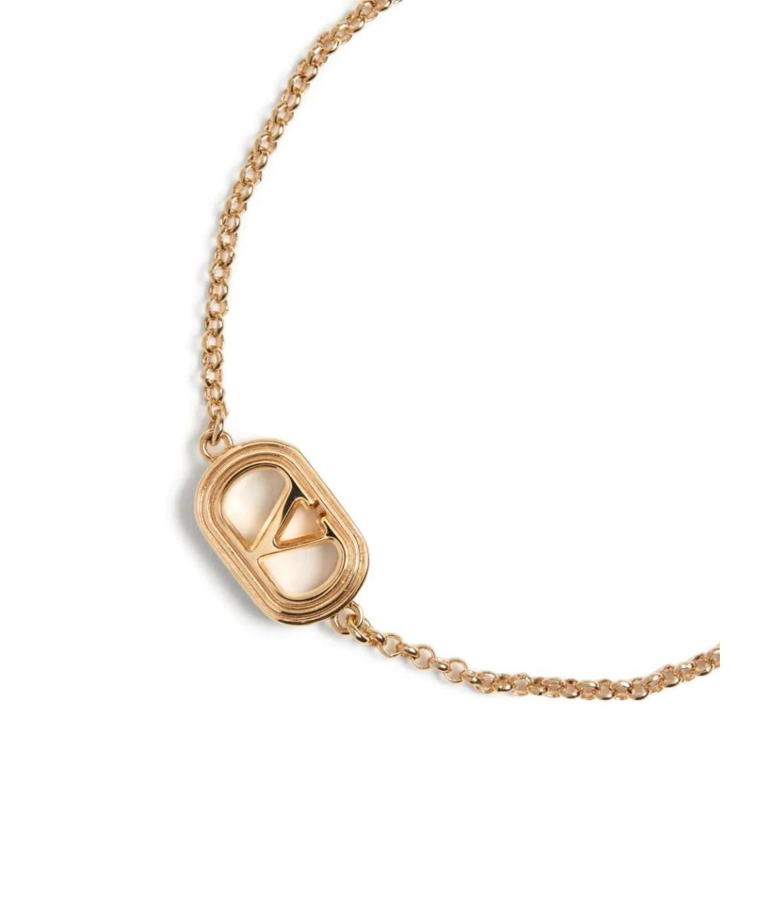 VALENTINO Золотой металлический браслет, фото 5