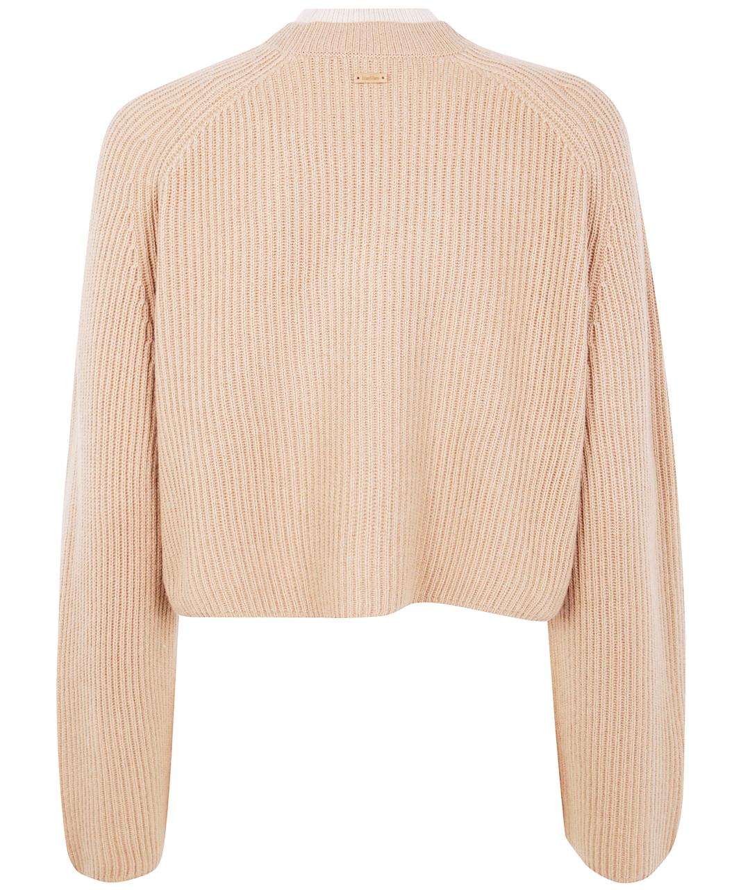 MAX MARA Бежевый кашемировый джемпер / свитер, фото 2