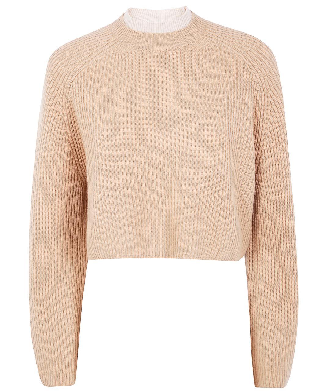 MAX MARA Бежевый кашемировый джемпер / свитер, фото 1