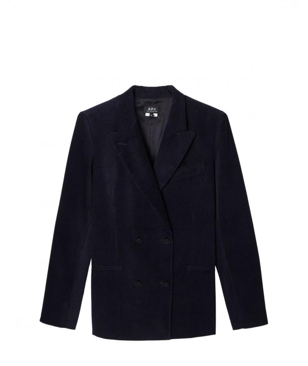 A.P.C. Синий хлопковый жакет/пиджак, фото 1