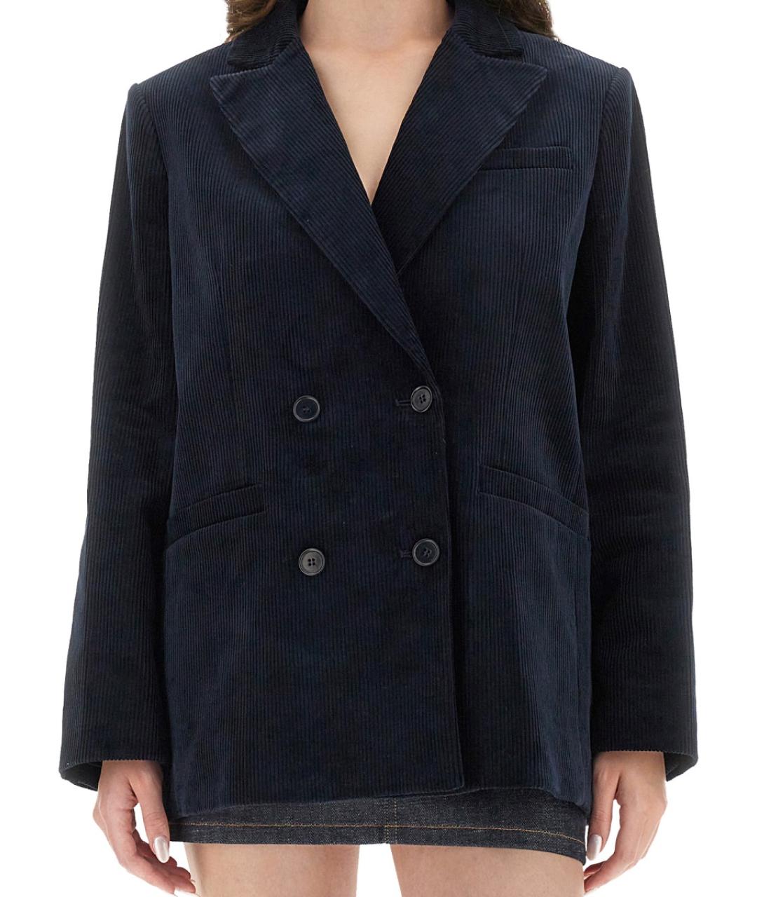 A.P.C. Синий хлопковый жакет/пиджак, фото 4