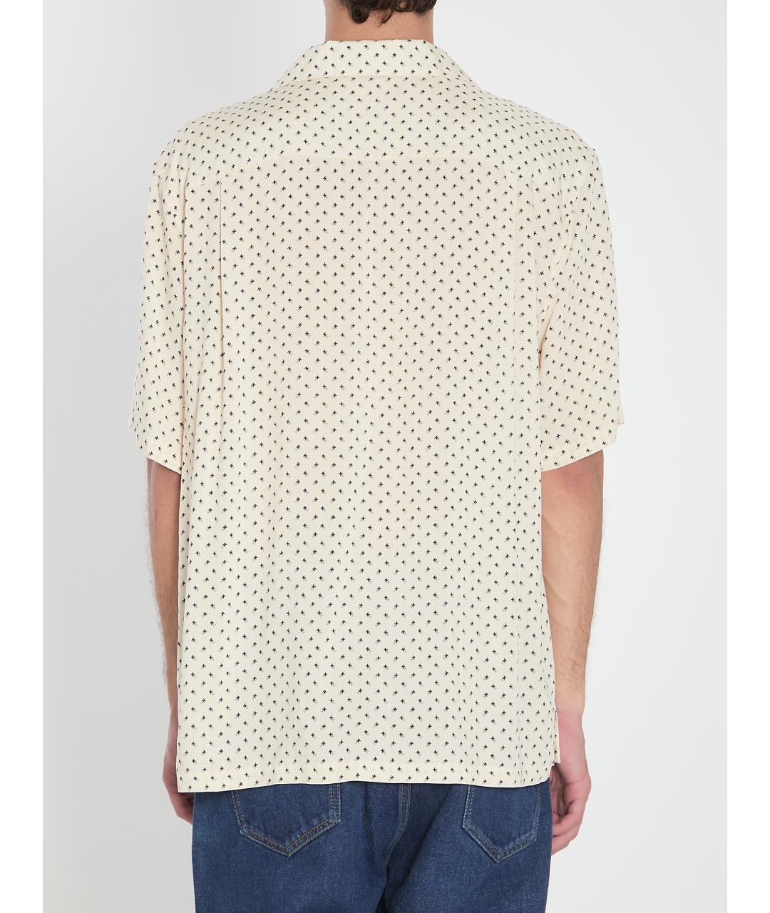 CELINE Бежевая кэжуал рубашка, фото 5