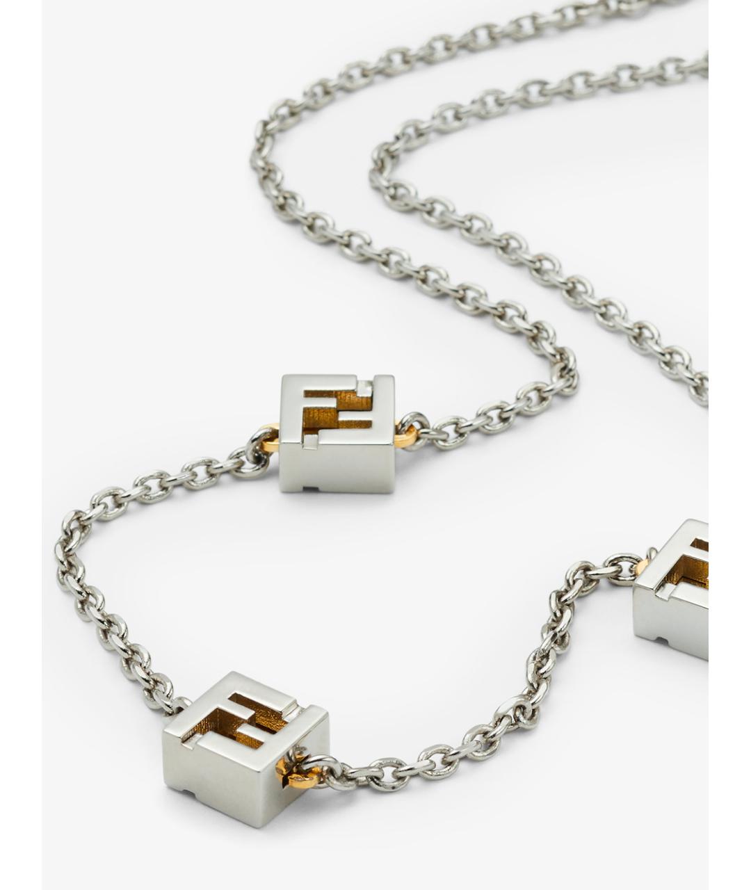 FENDI Серебряная латунная цепочка/подвеска, фото 2
