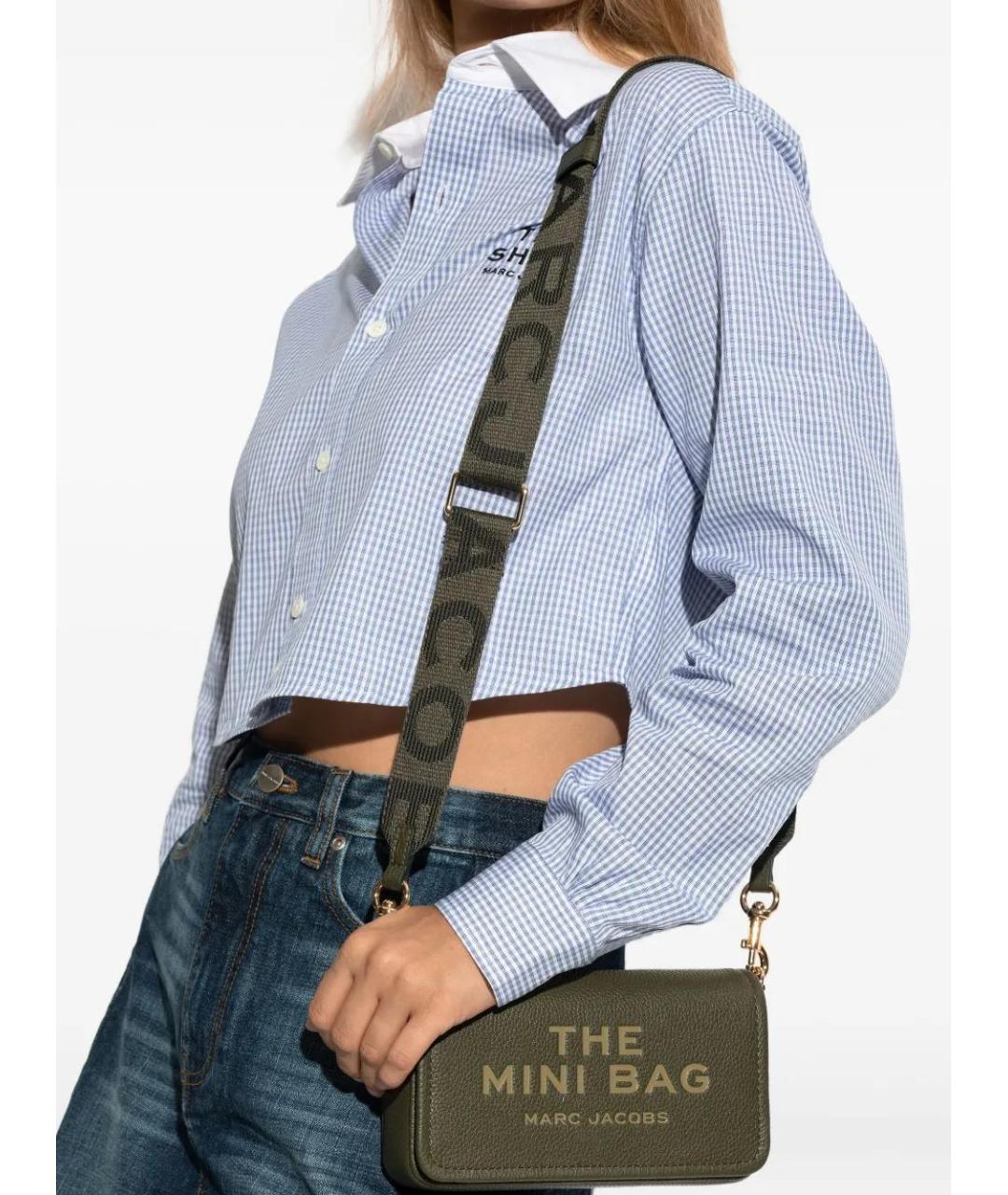 MARC JACOBS Хаки кожаный кошелек, фото 3