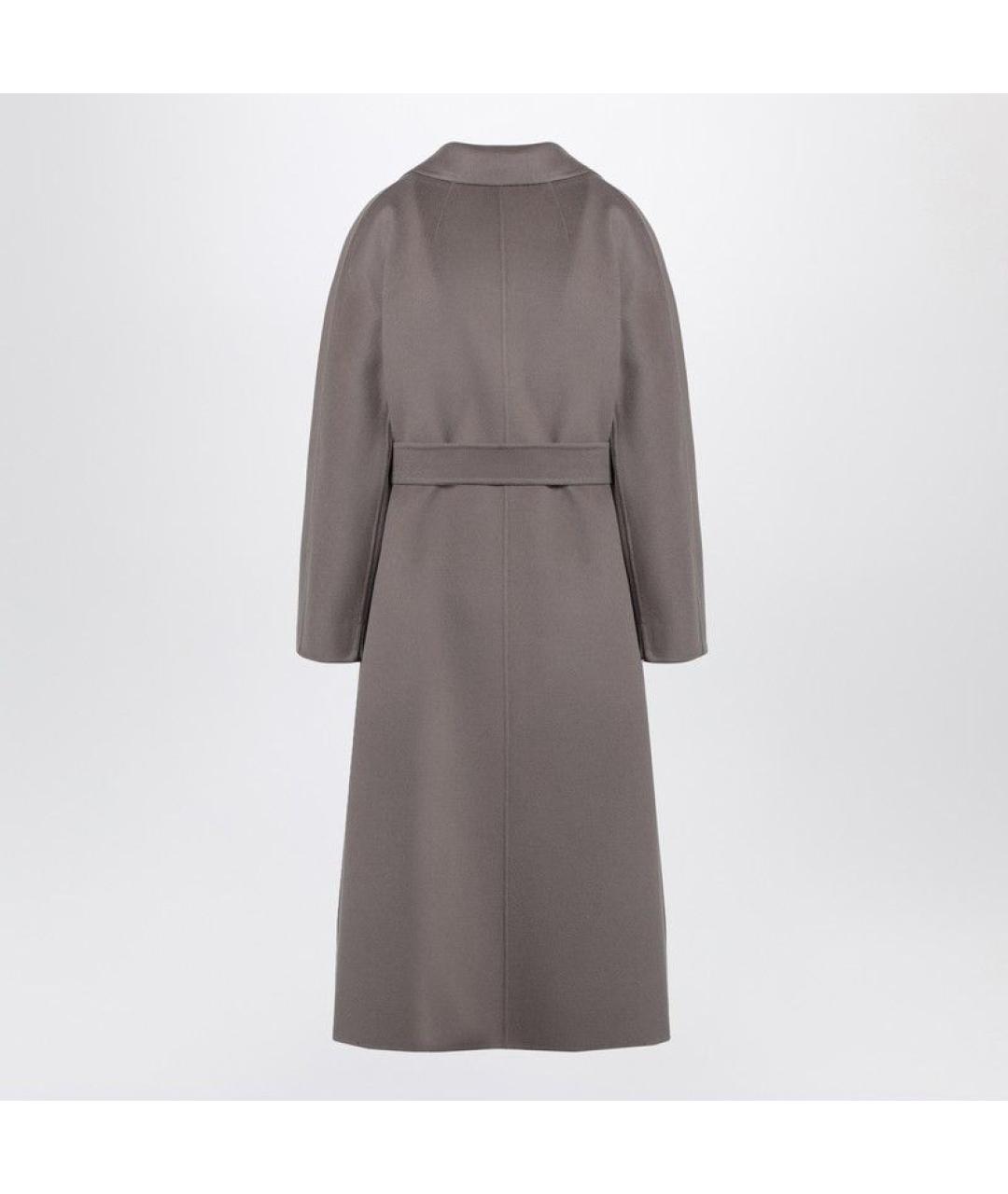 'S MAX MARA Серое шерстяное пальто, фото 2