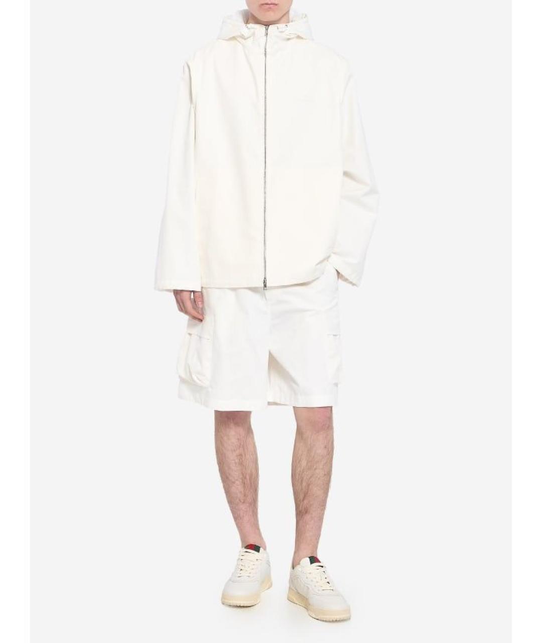 GUCCI Белые хлопковые шорты, фото 2