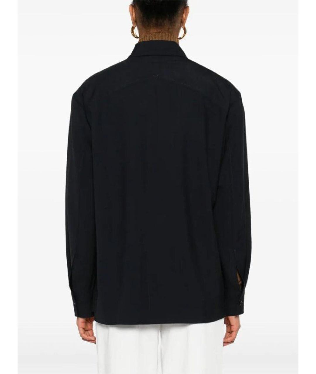 BOTTEGA VENETA Синяя шерстяная рубашка, фото 2