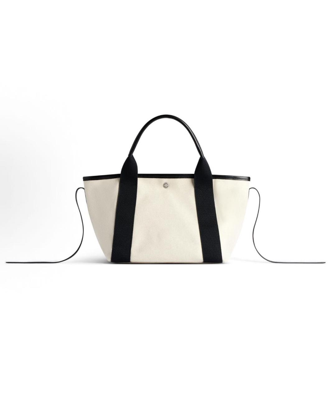 BALENCIAGA Бежевая хлопковая сумка тоут, фото 3