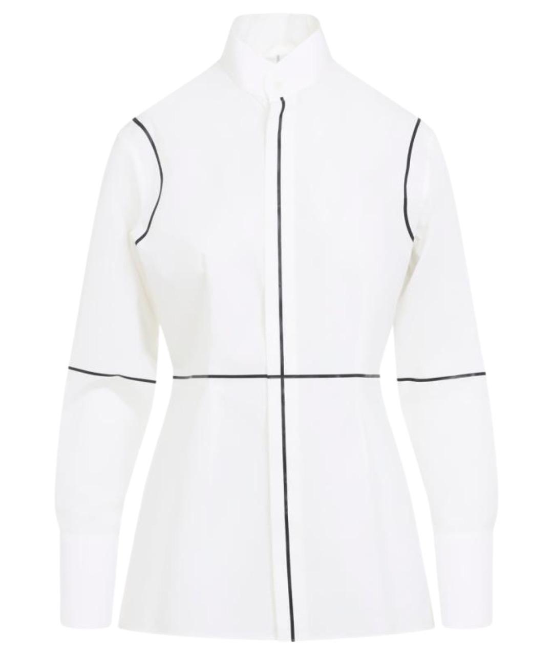 MM6 MAISON MARGIELA Белая хлопковая рубашка, фото 1