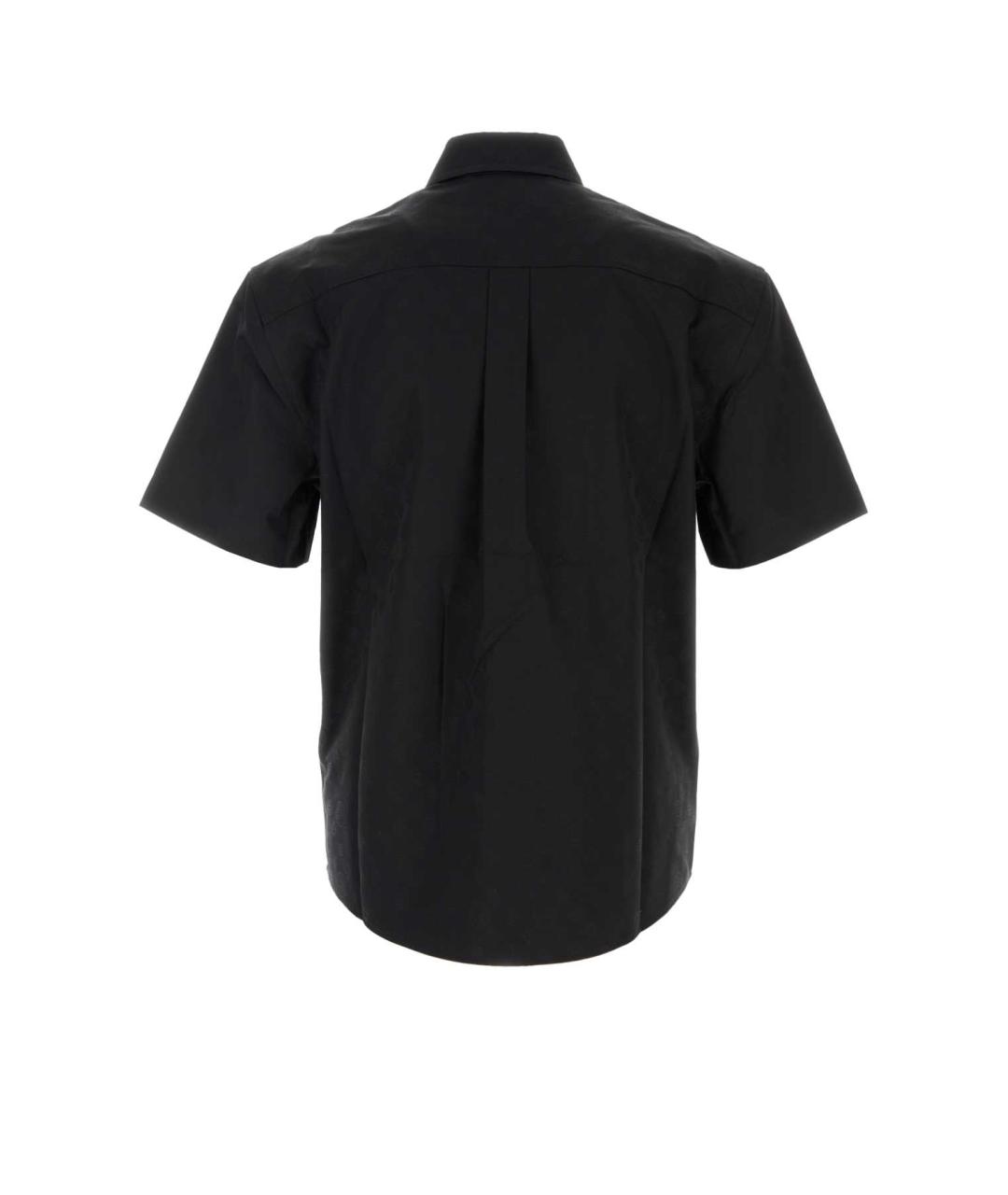 CASABLANCA Черная хлопковая футболка, фото 2