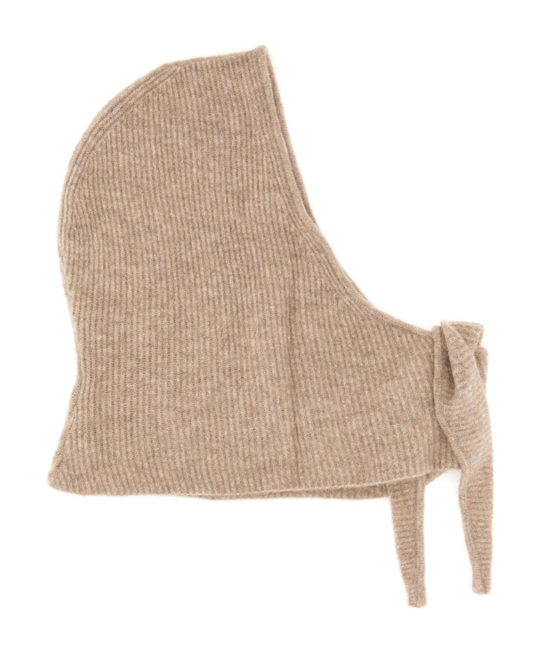 GANNI Бежевая шерстяная шапка, фото 2
