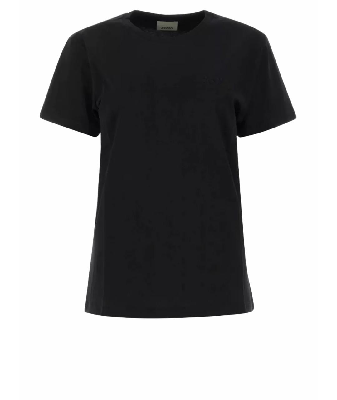 ISABEL MARANT Черная хлопковая футболка, фото 1