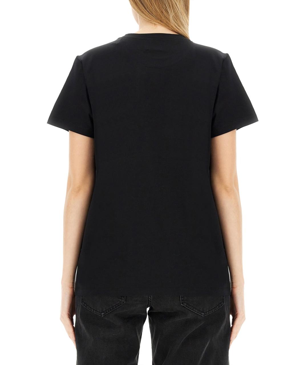 ISABEL MARANT Черная хлопковая футболка, фото 4