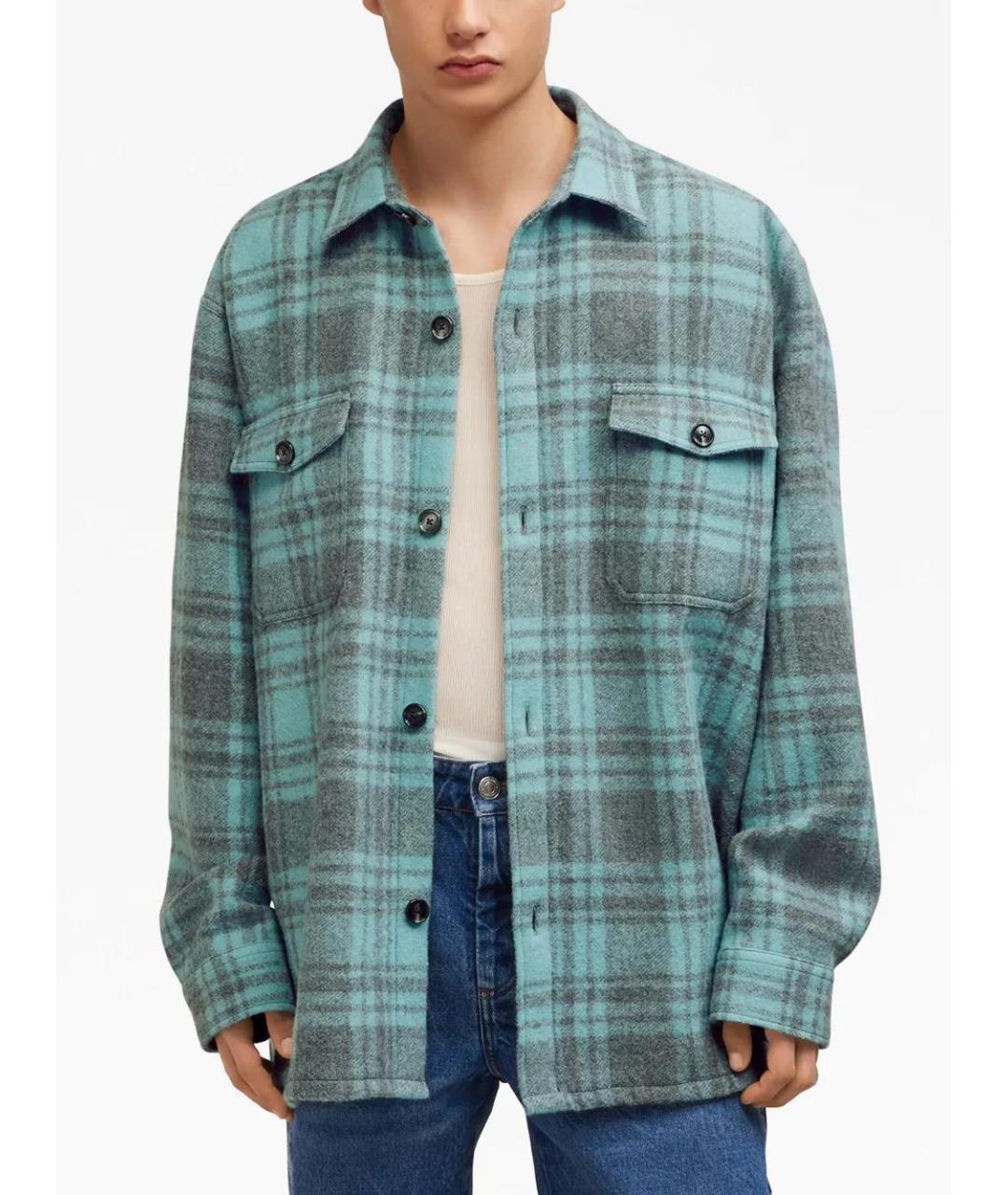 Ami Paris Мульти шерстяная рубашка, фото 4