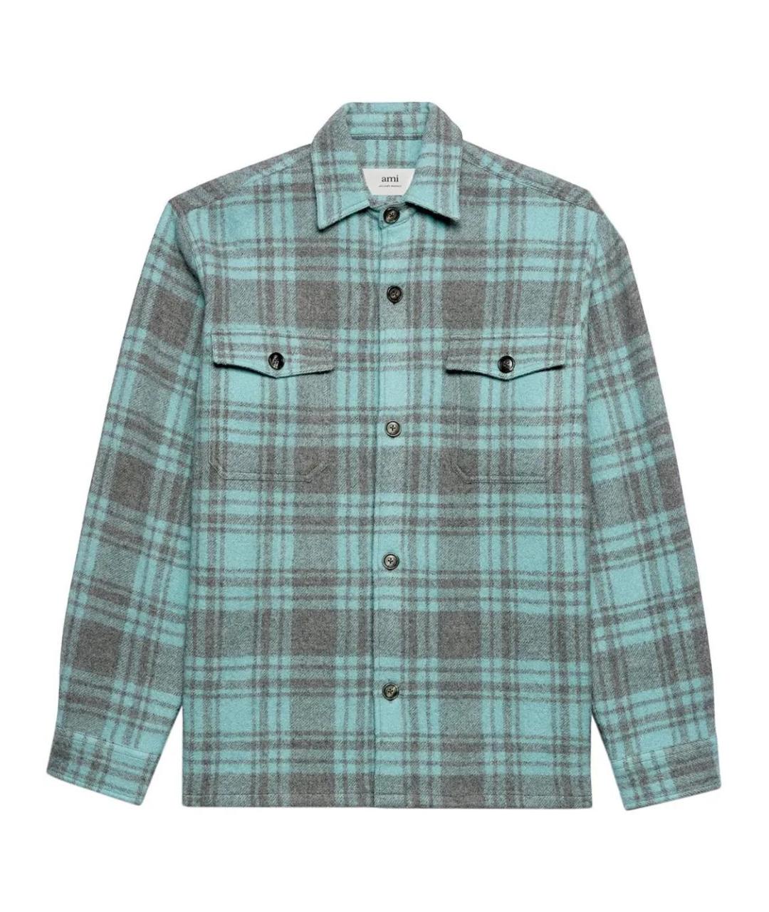 Ami Paris Мульти шерстяная рубашка, фото 1