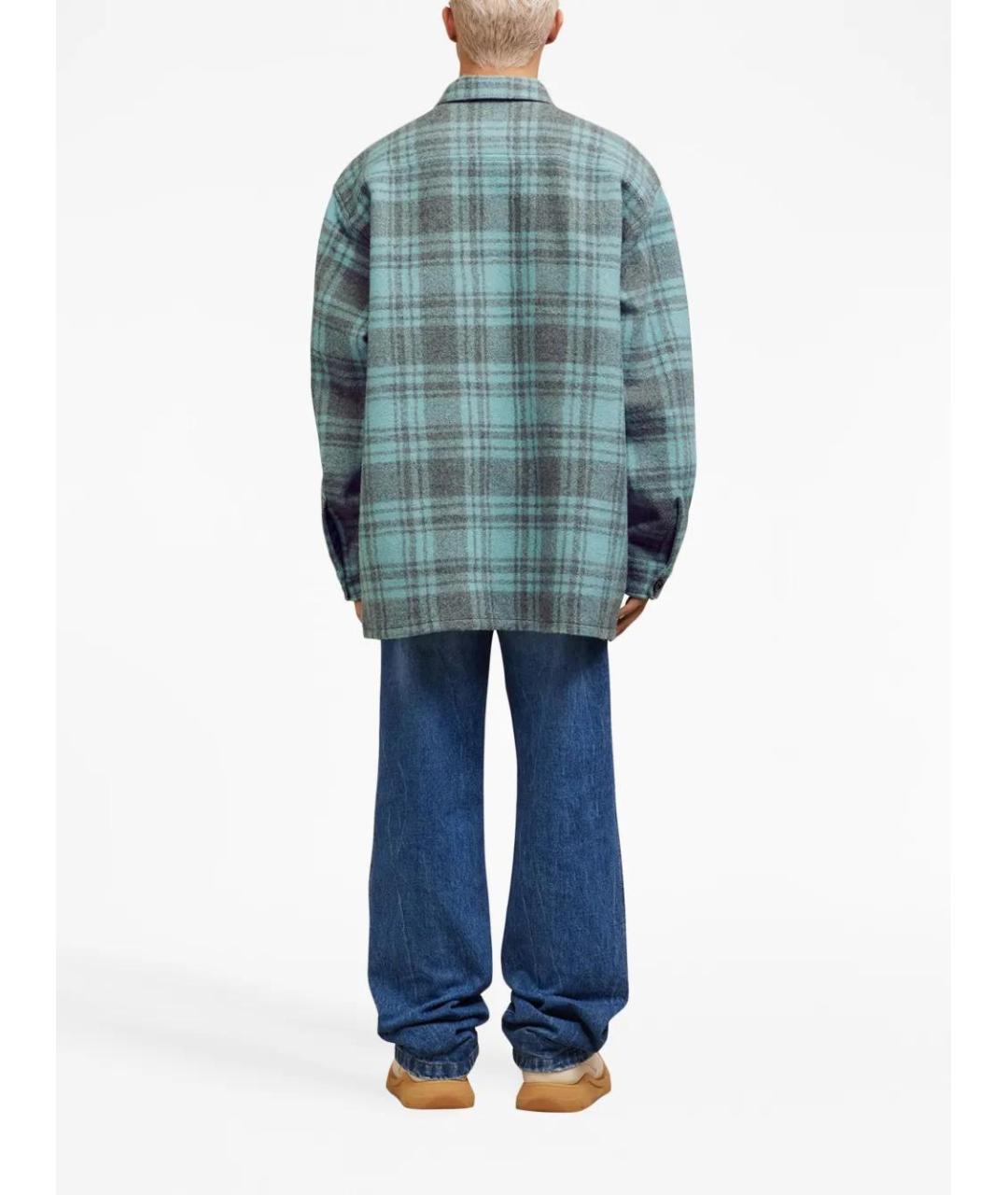 Ami Paris Мульти шерстяная рубашка, фото 5