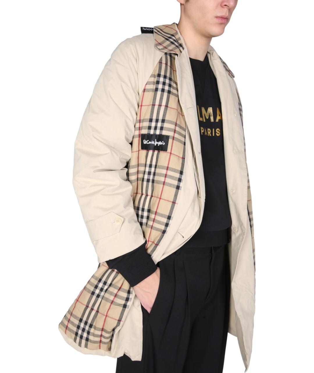 1/OFF Бежевый хлопковый тренч/плащ, фото 3