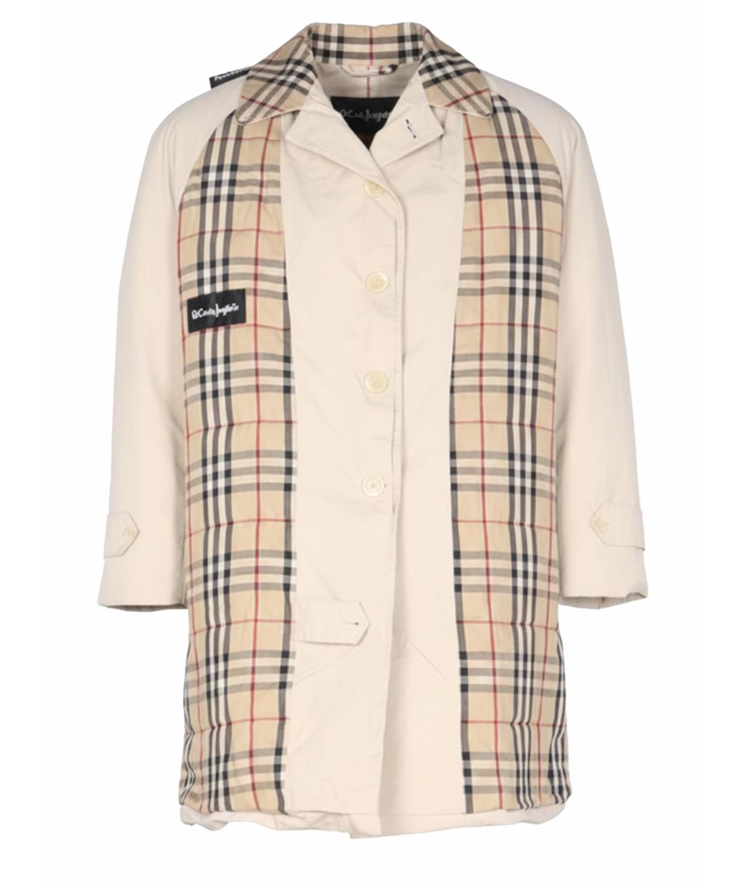 1/OFF Бежевый хлопковый тренч/плащ, фото 1