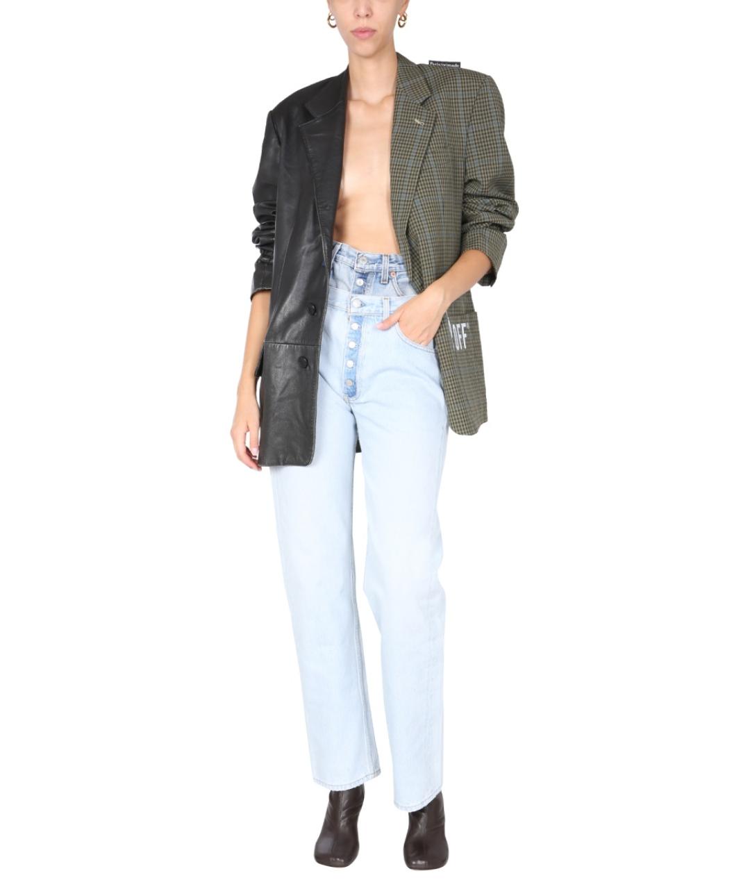 1/OFF Голубые прямые джинсы, фото 2