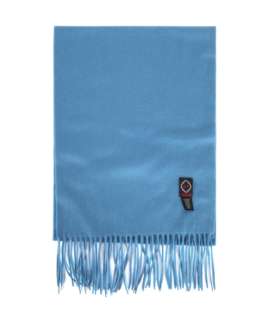 ASCOT Синий кашемировый шарф, фото 1