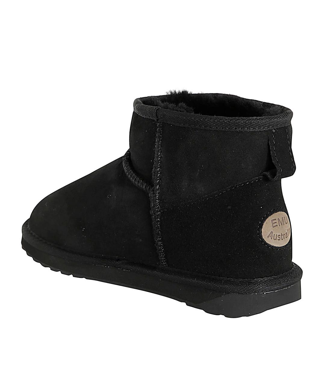 EMU Черные замшевые ботинки, фото 3