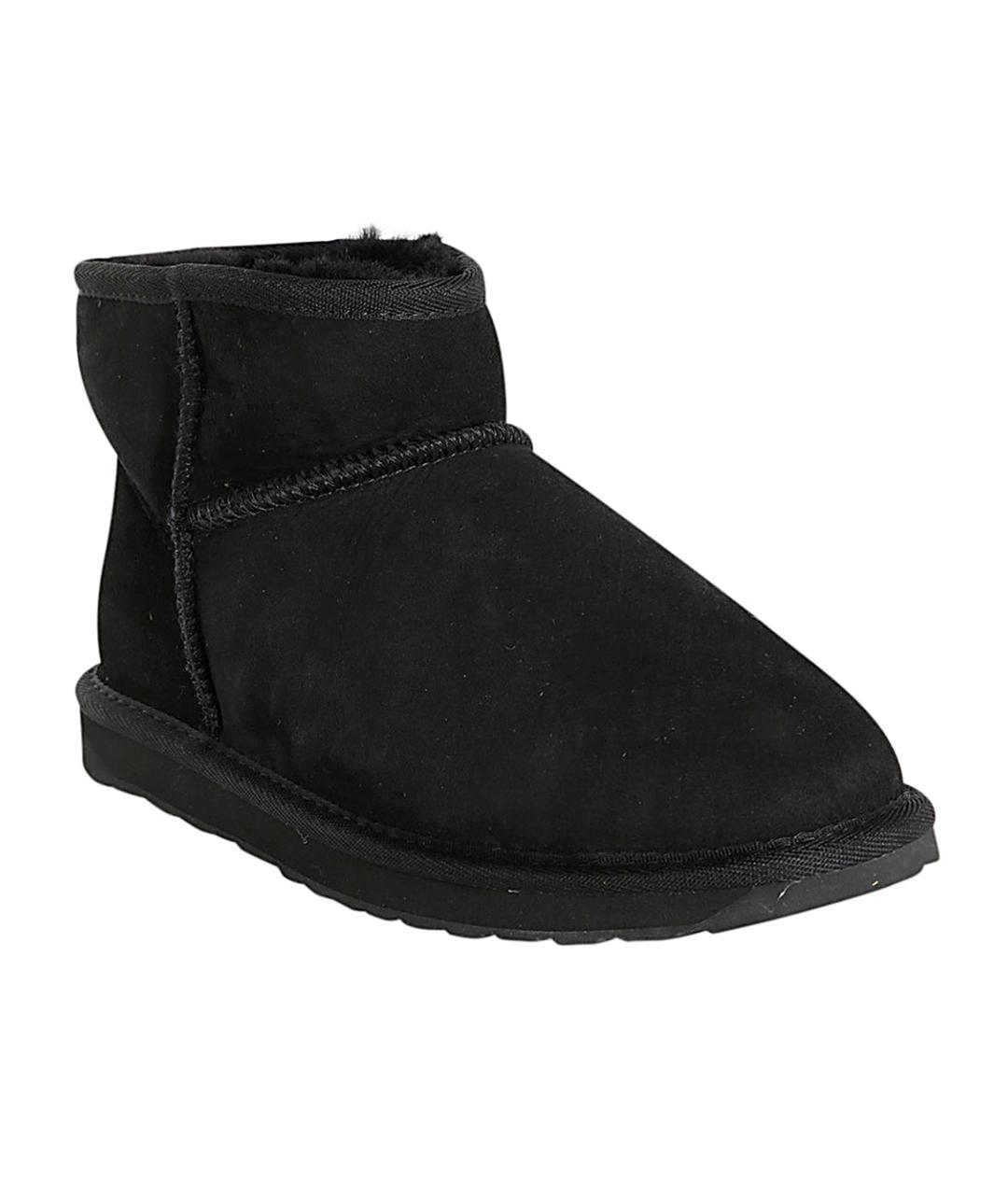 EMU Черные замшевые ботинки, фото 2