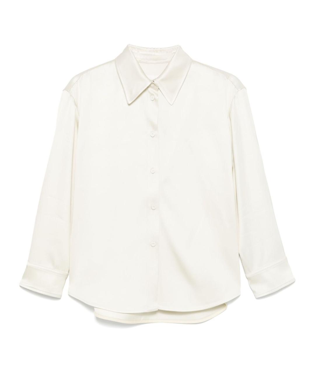 JIL SANDER Белая вискозная рубашка, фото 1