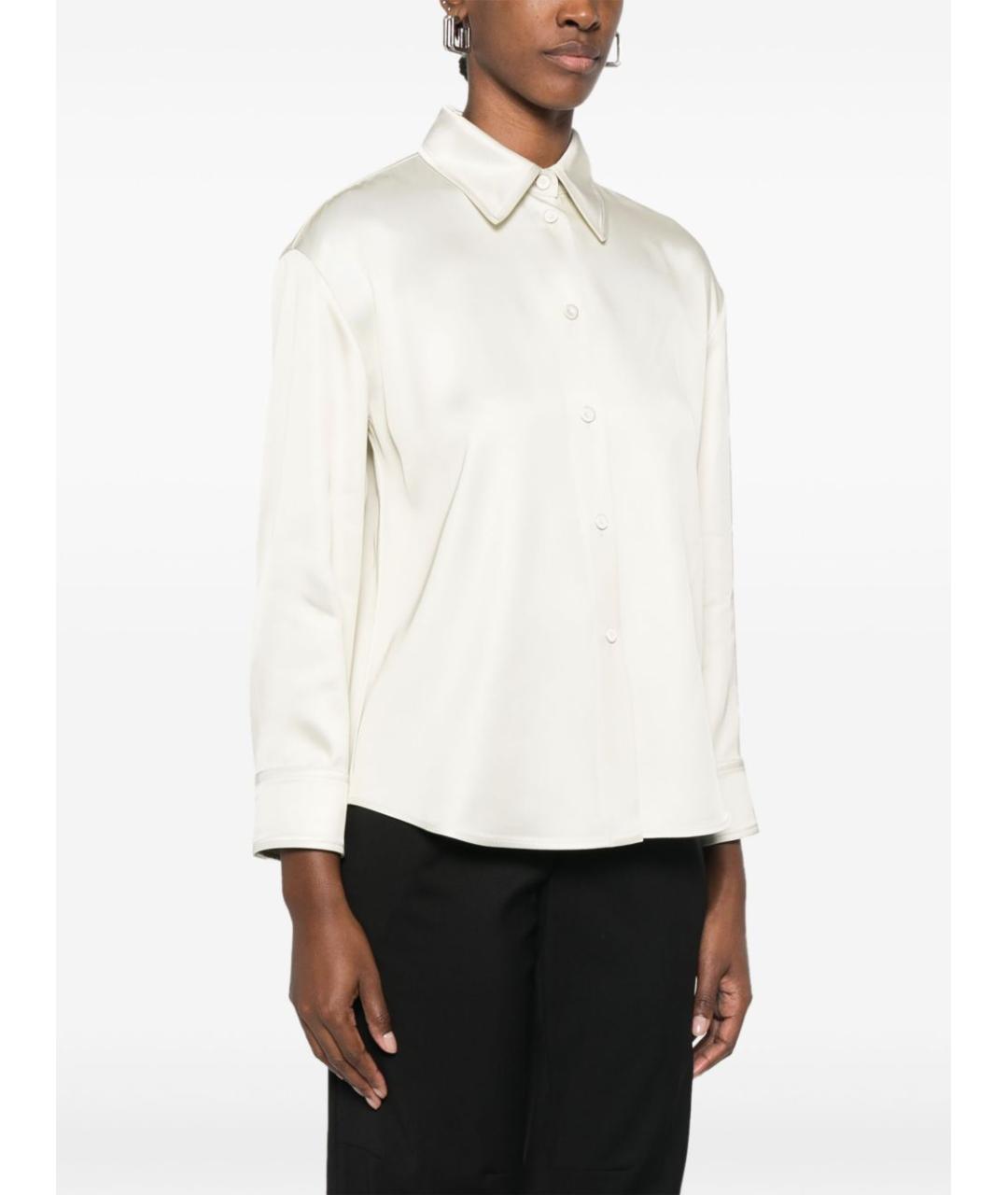 JIL SANDER Белая вискозная рубашка, фото 2