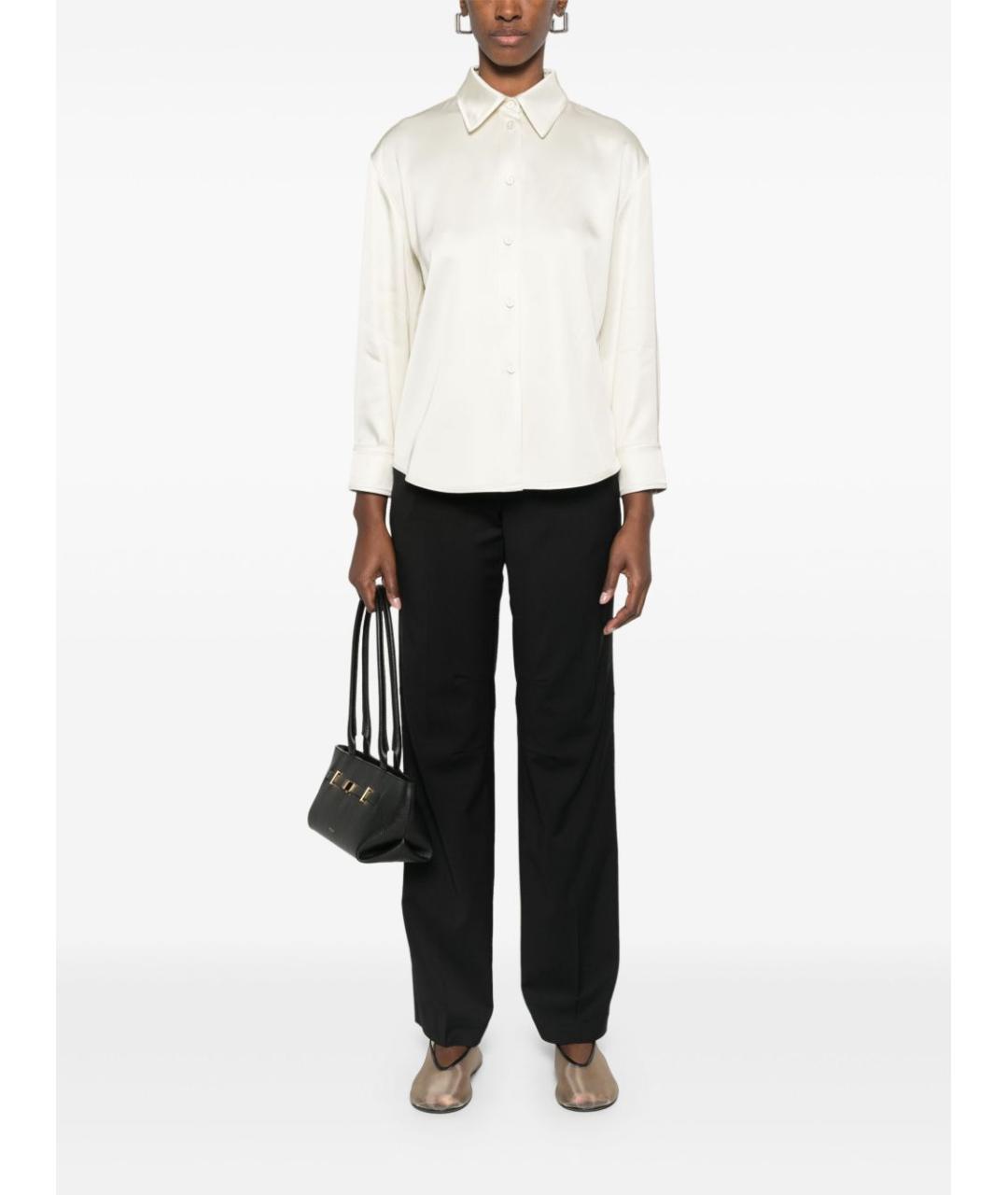 JIL SANDER Белая вискозная рубашка, фото 3