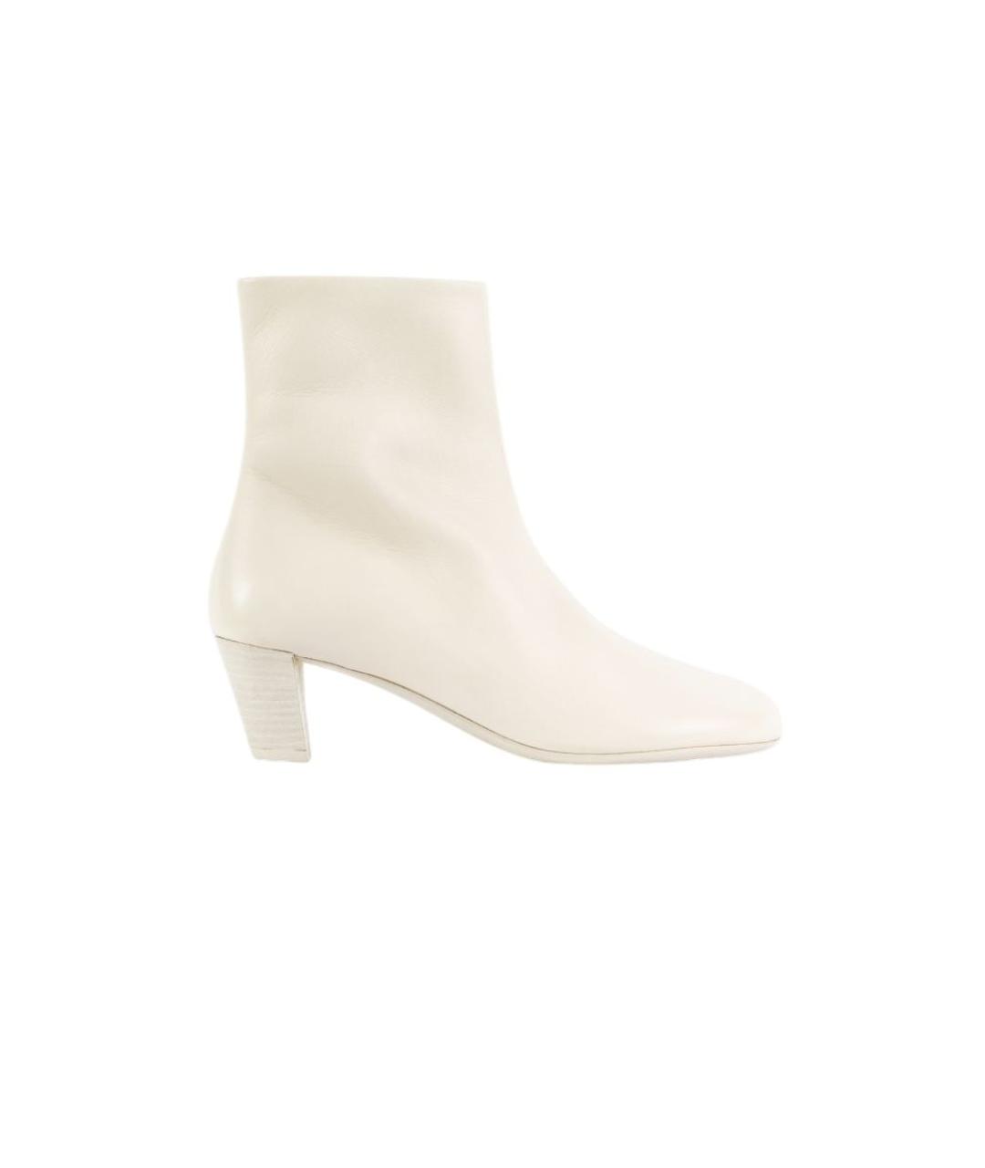 MARSELL Белые кожаные ботильоны, фото 3