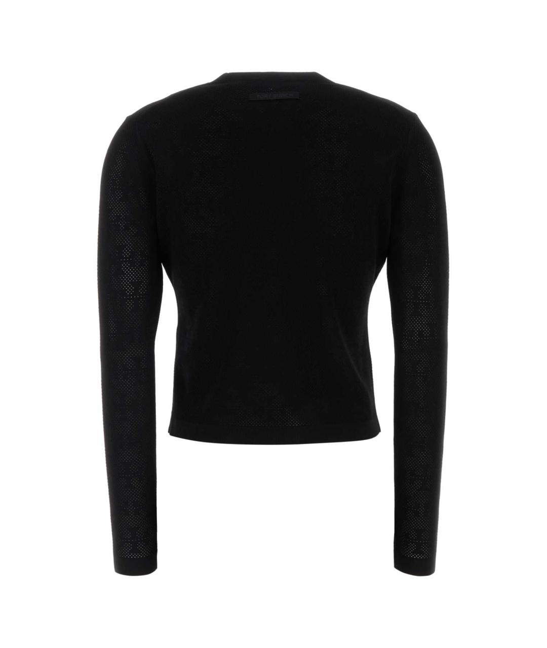 TORY BURCH Черный вискозный кардиган, фото 2